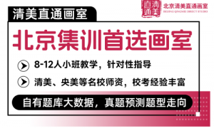 美术生清美校考冲刺：美院子弟首选清美直通画室
